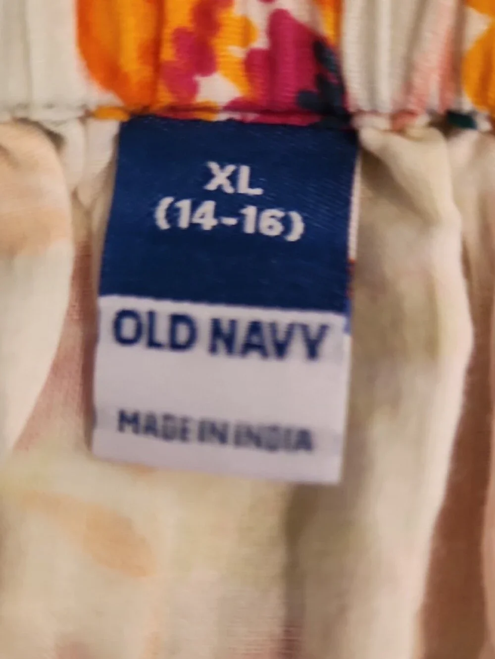 Old Navy Floral Midi Dress Floral Print - Girls xl 14-16